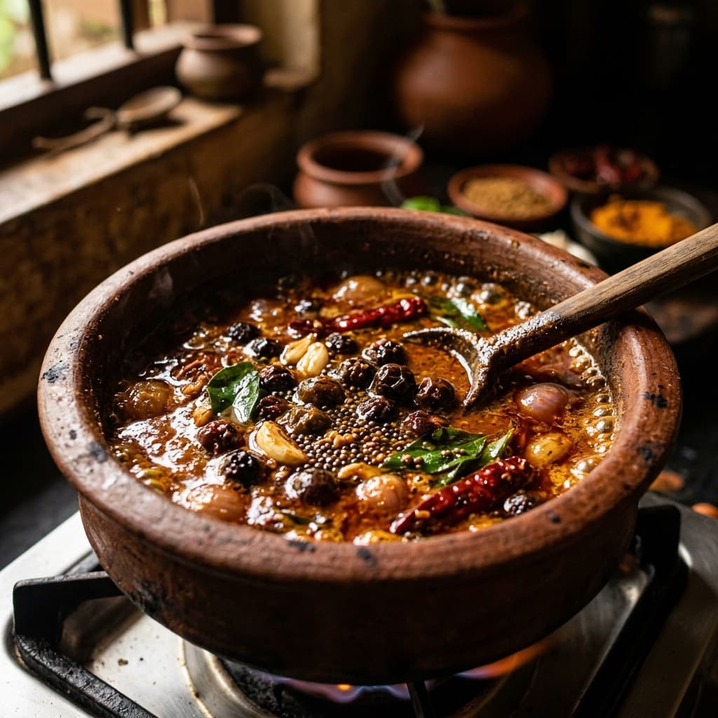 Vatha Kuzhambu & Puliyodarai